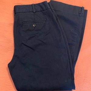 Talbots curvy crop pants sz 8 Navy blue